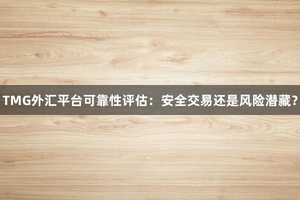 TMG外汇平台可靠性评估：安全交易还是风险潜藏？